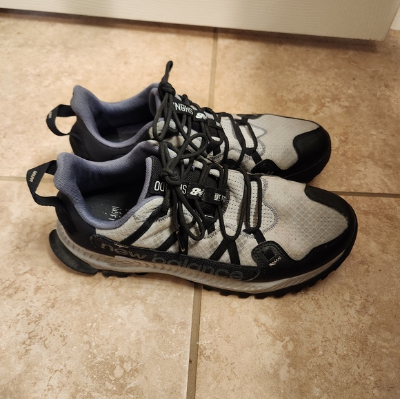 New Balance Shando Black Grey Men Trail Running Lifestyle Hiking MTSHALK size 13 - Picture 2 of 9